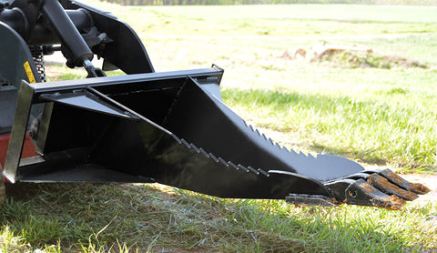 Loflin Mini Compact Stump Bucket